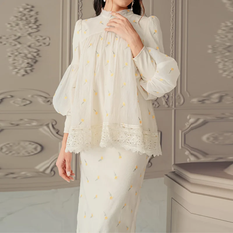 New Arrival Muslim Dress Set Women Clothing Piece Abaya Suit