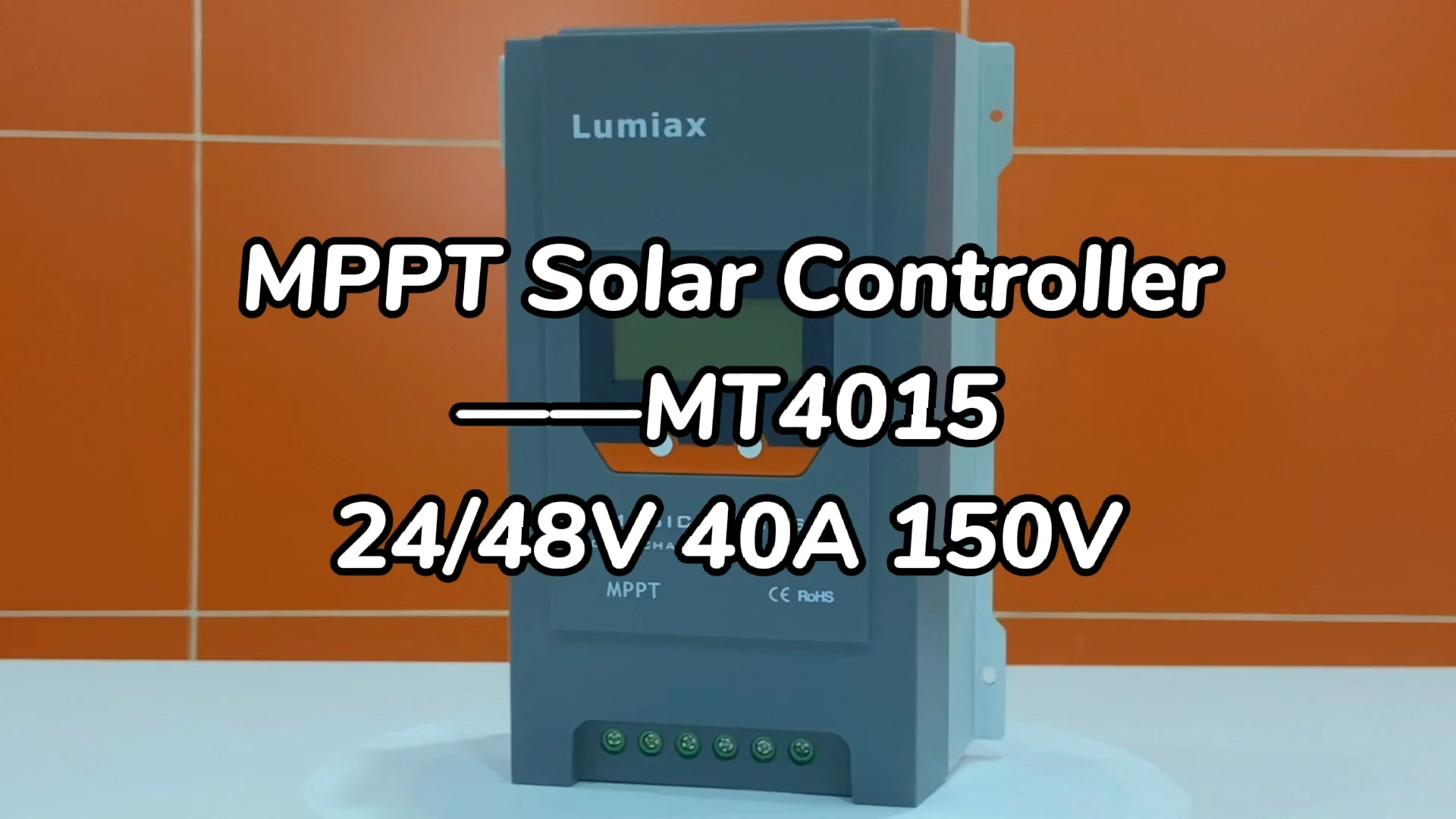 Lumiax High-end 12v24v36v48v 40a 30a Bluetooth Rs485 Solar Panel Mppt ...