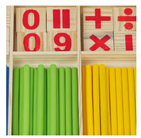 Детские деревянные развивающие игрушки, цифровая палочка Монтессори, обучающая помощь Монтессори, математическая игрушка для просвещения, подарок для ребенка
