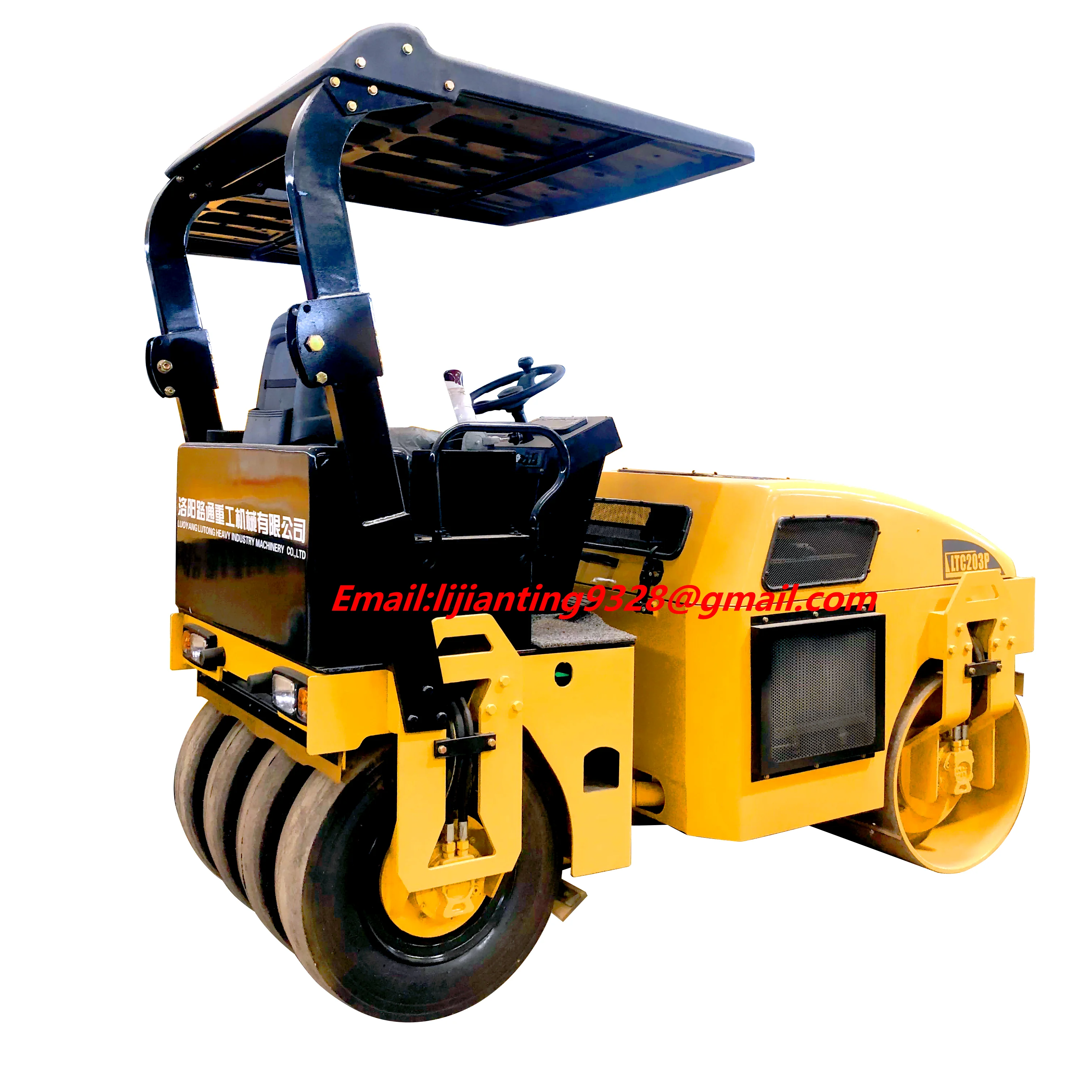 Tyre Combined Mini Vibratory Road Roller Compactor 3ton 4ton Pneumatic Tire or Parts for Sale