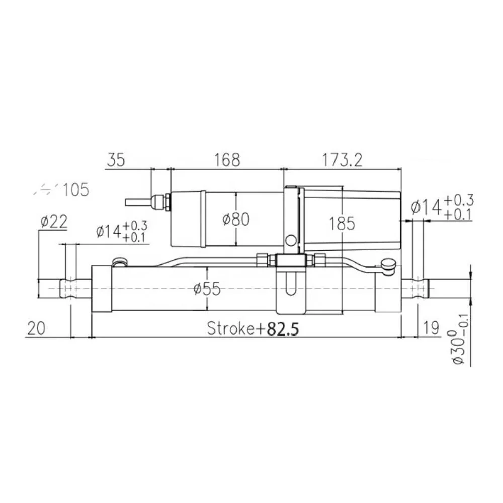 Attuatore Di Sollevamento Motore Per Ellittica Lifespan E2i – Modello JS15, 4000000252 (usato)