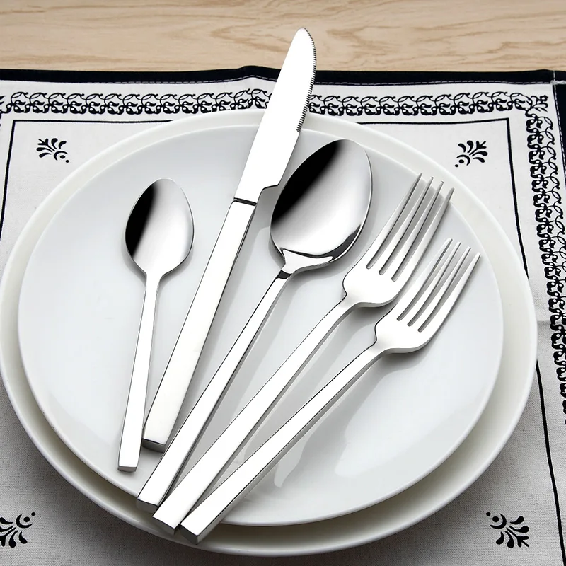 Столовые приборы Armhorse из нержавеющей стали 18/8, столовая посуда, вилка для торта, ложка для чая, кофе, нож для стейка