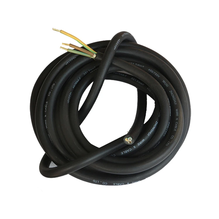 Rubber Jacket Insulation Heavy Duty Cross Linked Power Cable Waterproof H07RN8-F