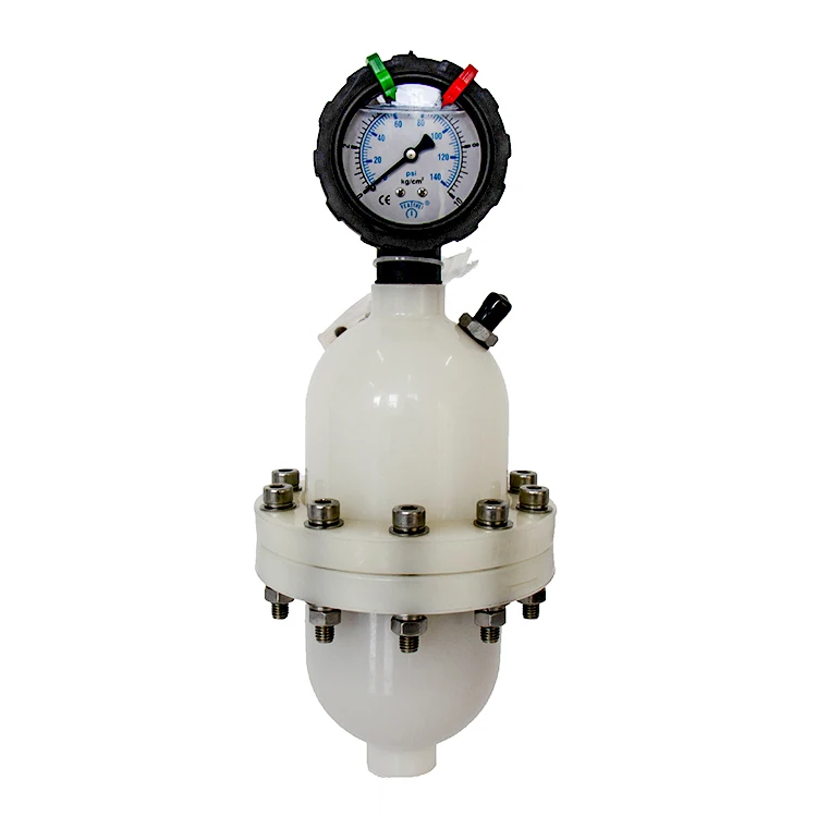 Dosing System Pipe Fitting Pulse Damper Airbag Type Pvdf Gasbag