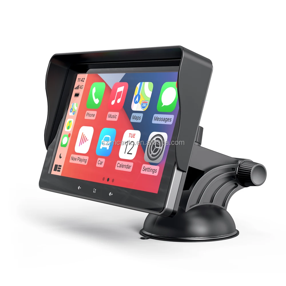 JMC Updated Version Navigation Car Apple Carplay 7 Inch Wireless Carplay Monitor 360 Degree