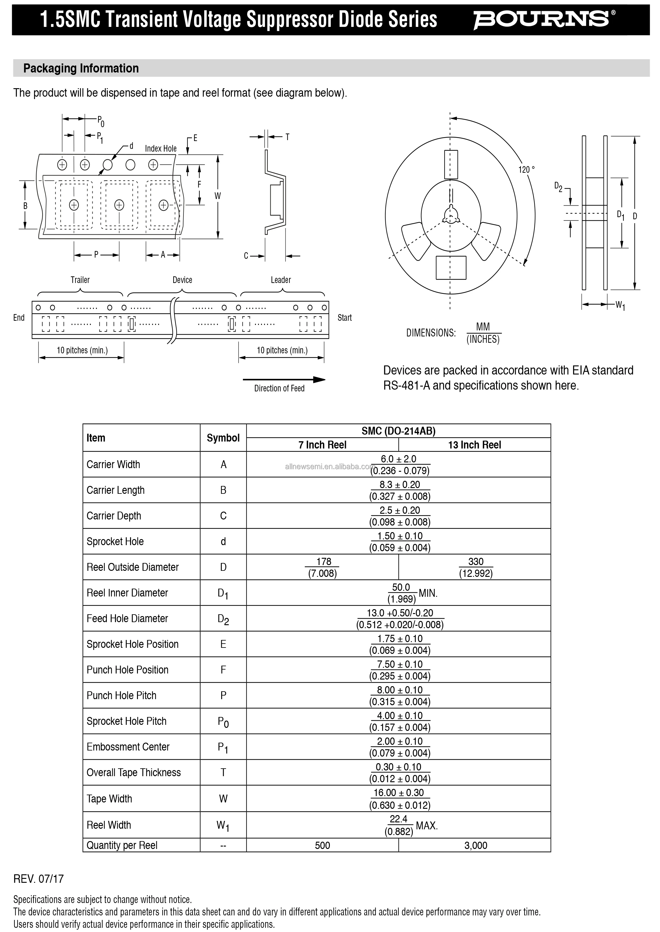 Hot sale Original 1.5SMC15A TVS Diode Single 12.8V 1.5KW 2-Pin SMC T/R 21.2V Clamp 71.7A Tvs Diode Surface Mount DO-214AB (SMC)