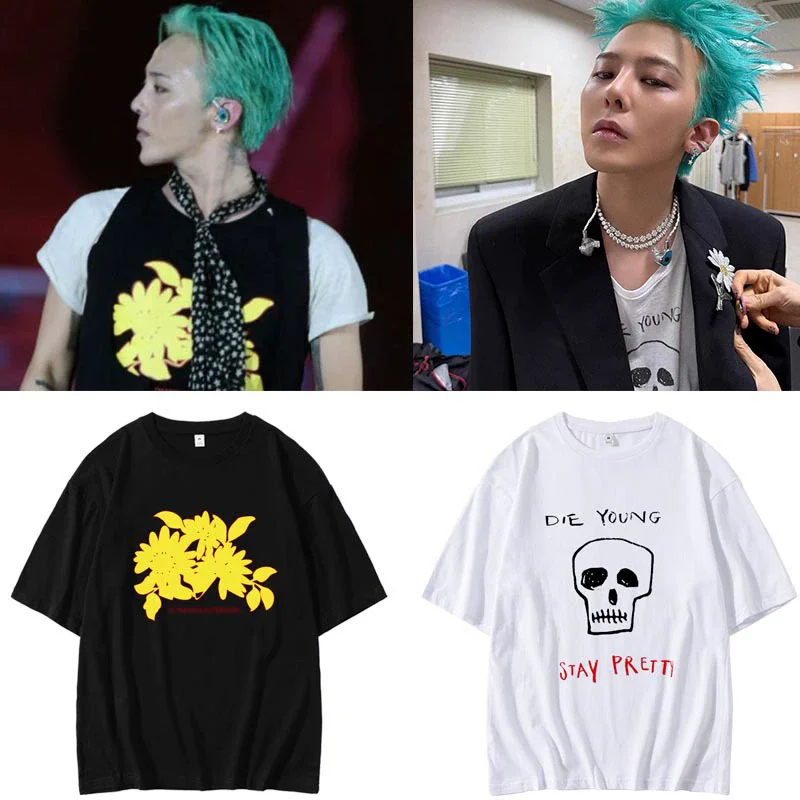 Wholesale Kpop Idol G-DRAGON Ubermensch TOO BAD Short Sleeve T