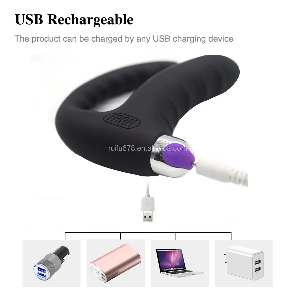 Buck Wild Rechargeable Silicone Dual Massager with Clitoral Stimulation main image 1