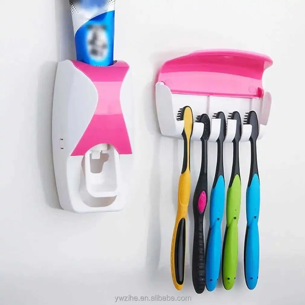 1 pièce Distributeur automatique de dentifrice & 1 pièce Support