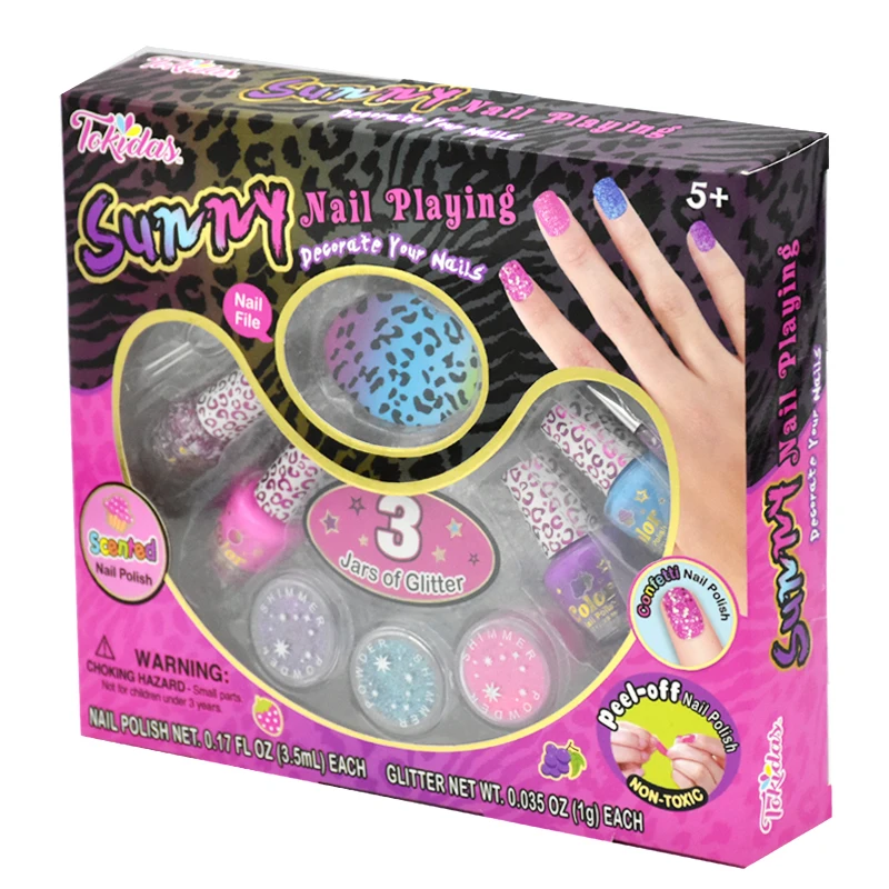 2022, детский макияжный набор для маленьких девочек, лак для ногтей, тени для век, макияж