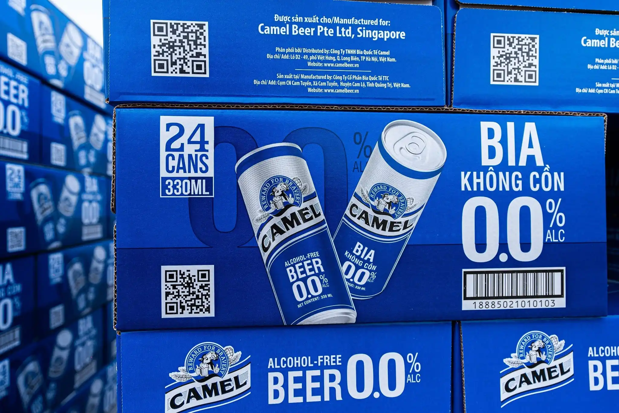 Non-Alcoholic Beer Customized Private Label Can Tinned Alcohol Free Beer From Vietnam
