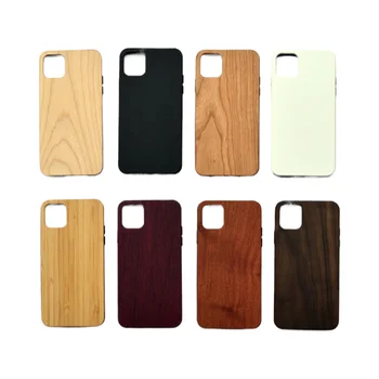 Durable Real Wood Shell Laser Engraving Custom Design Handmade Wood Phone Case For Iphone X 13 14 15