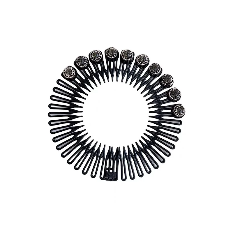 Заколка для волос с жемчужинами и бабочками