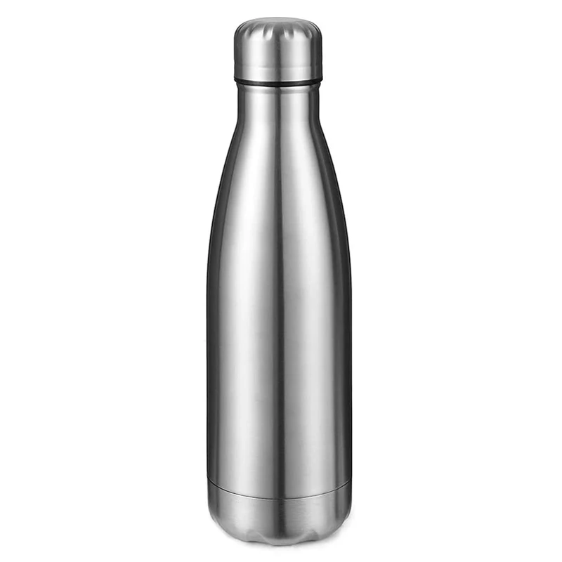 FACTORY PRICE Custom 500ml Sublimation Aluminium White Double Stainless Steel Vacuum Termos Flask coke Cola Shape Water Bottle