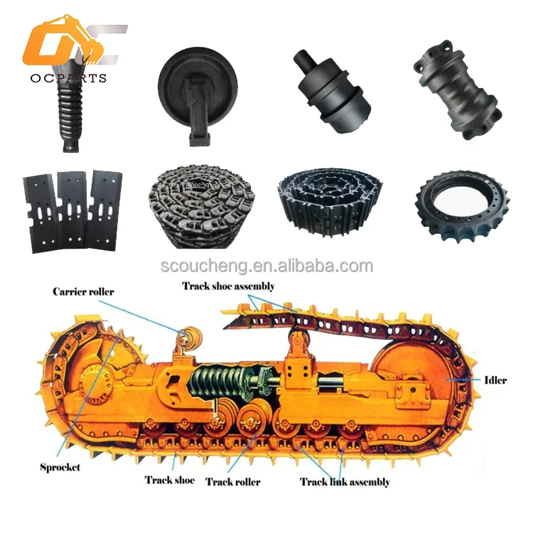 Js200 Js210 Js220 Js230 Js240 Js300 Js330 Js360 Js370 Js470 Excavator Undercarriage Parts Track Idler  for Jcb Excavator