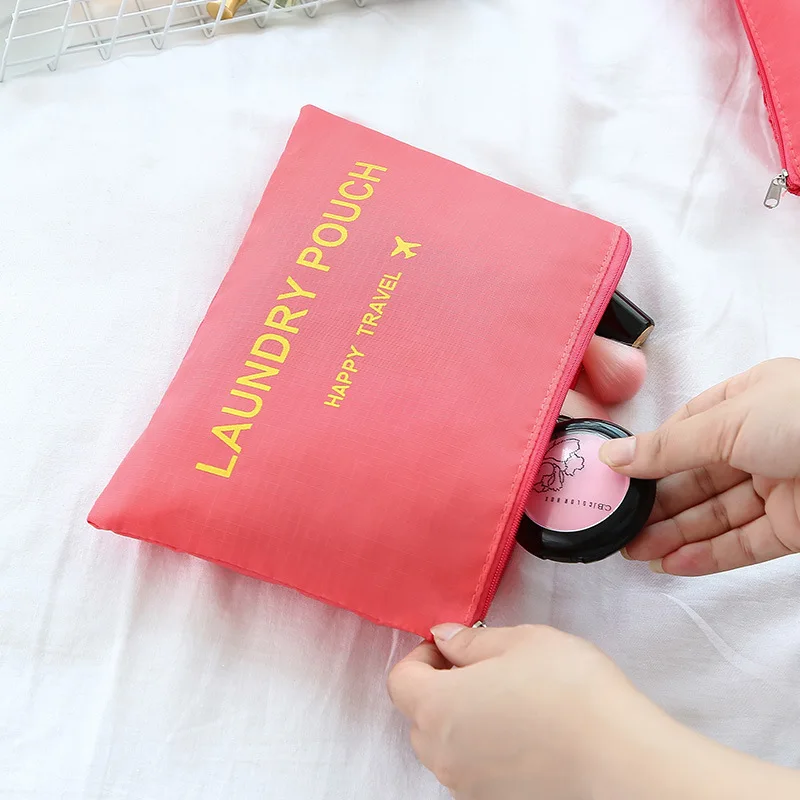 6 шт. набор путешествия мешок хранения для одежда аккуратные Организатор гардероб чемодан путешествий Органайзер сумки чехол обувь Упаковка