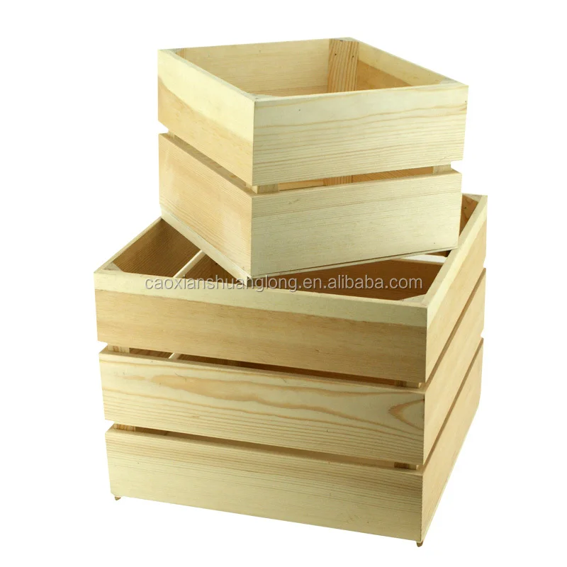 High Quality Handmade Wooden Apple Crates Wholesale Buy Wooden Apple