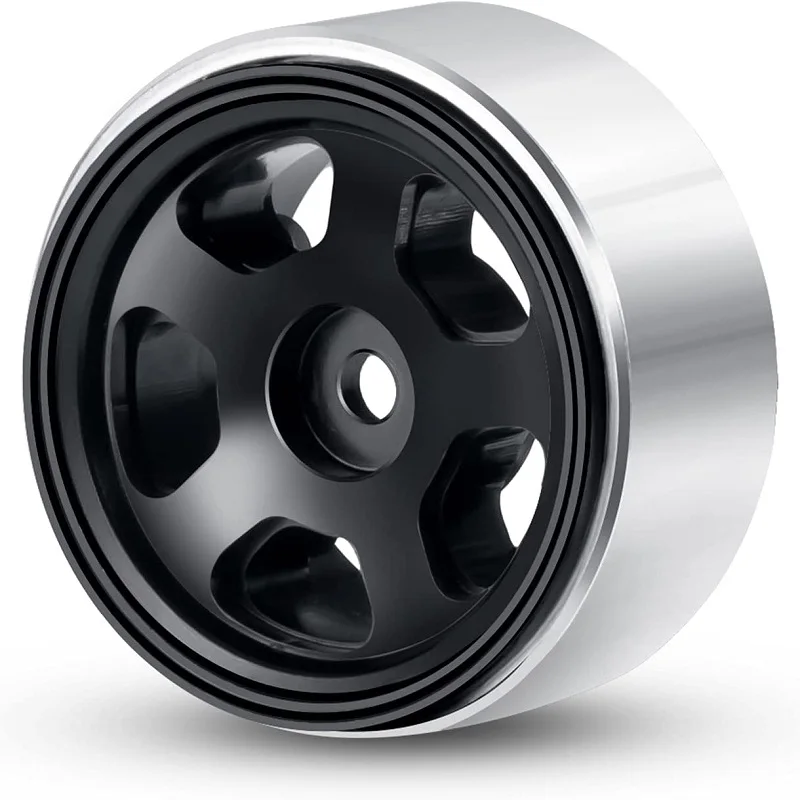 4pcs KYX Racing CNC Machined Aluminum Wheel Rims Upgrades Parts Accessories for 1/24 RC Crawler Car Axial SCX24 AXI90081 AXI00001 AXI00002 AXI00004 