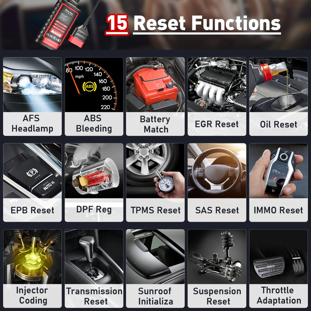 USA EU Warehouse KINGBOLEN Ediag Plus CANFD Protocol ALL System ECU Coding Active Test 16 Reset Car OBD2 Scanner