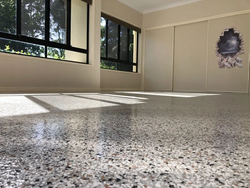 Full Flake Decorative Epoxy Flooring Resin Resina Exposica Para Pisos ...