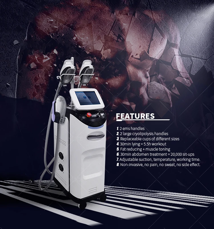 Multifunction Fat Loss Body Muscle Stimulator Cryo 360 Fat Freezing