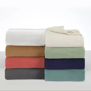 Cheapest Solid Multicolor Blanket Couch Polar Fleece Blankets, Wholesale in Bulk Blanket Throw for Promotion