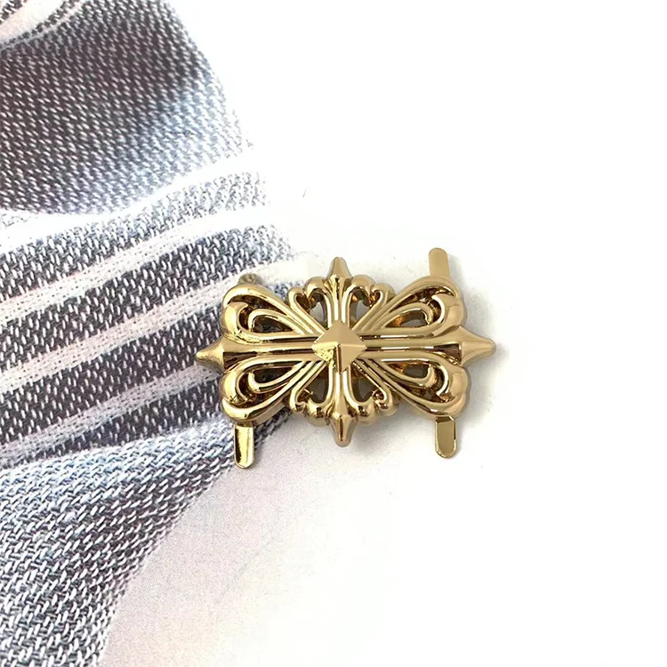 Оптовая продажа от производителя Женская Пряжка для обуви ювелирные изделия с индивидуальным логотипом пряжка из цинкового