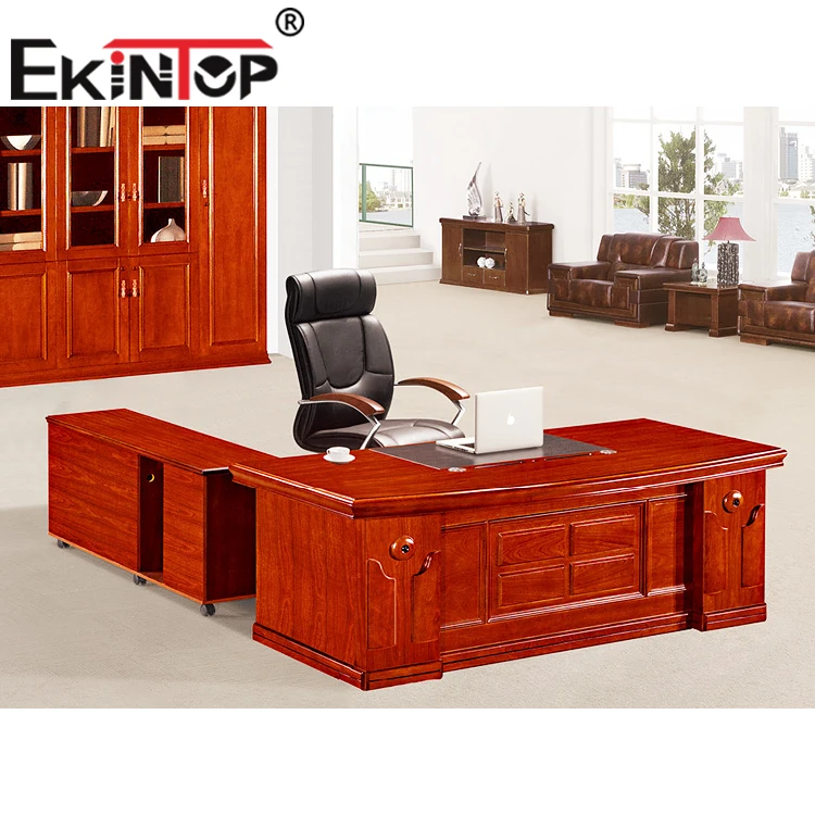 "L" Type Design Top Quality Wooden Modern Executive Desk Office Table Design