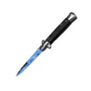 Black handle and blue blade