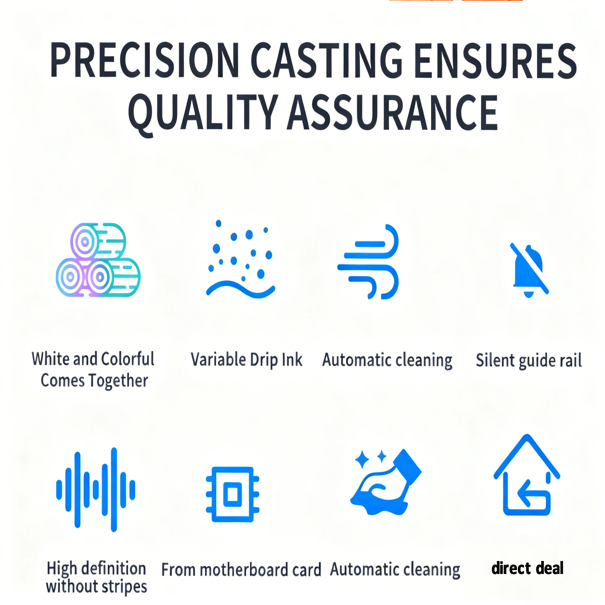 Lansong High Speed UV DTF Printer Xp600 I3200u1 3/4 Heads Multifunctional Laminator Roll to Roll 60Cm Printing  for logo Sticker details