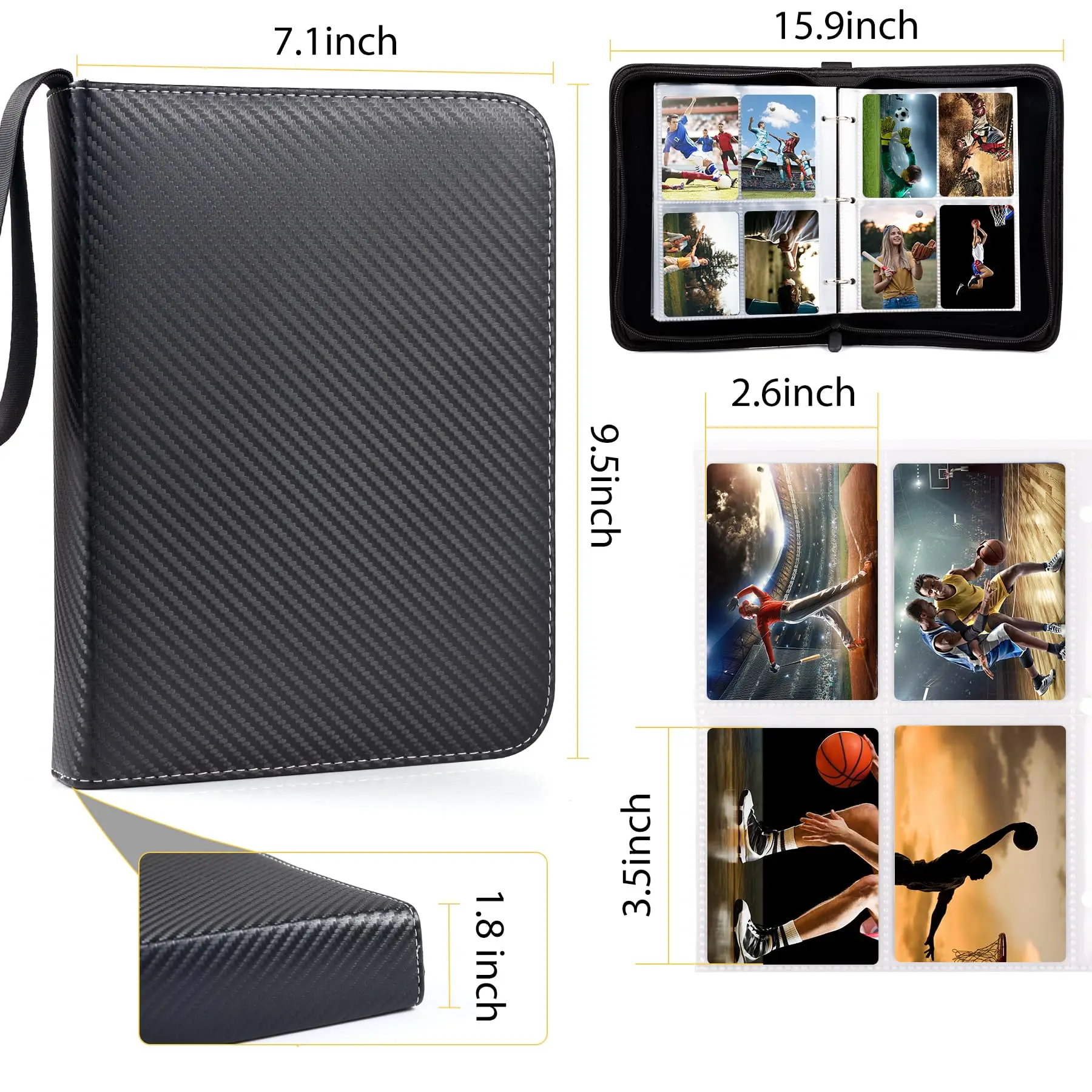4 Pocket 3 Ring Magic Card Folders Pokemo n Baseball Tcg Football ultra Pro Sports Lorcana Cardguard Trading Card Binder 4 Pocket 3 Ring Magic Card Folders Pokemo n Baseball Tcg Football ultra Pro Sports Lorcana Cardguard Trading Card Binder