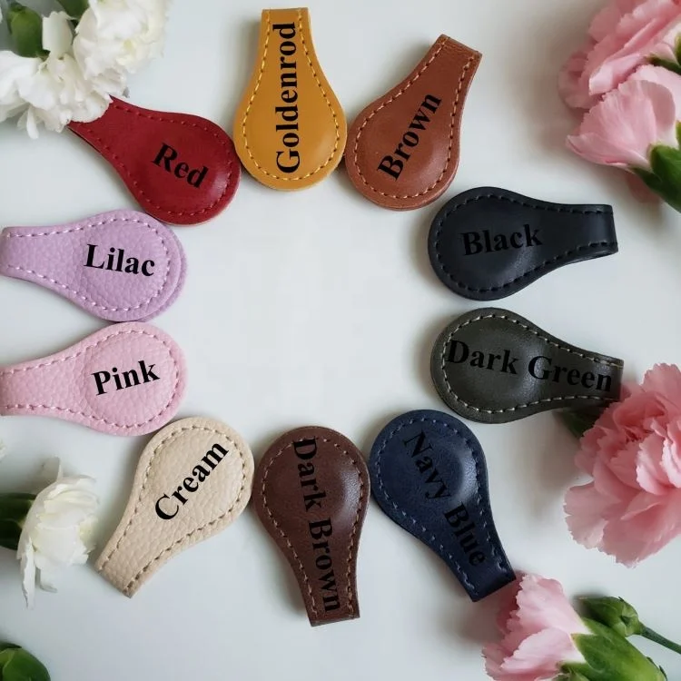 Marque-page Magnétique En Cuir Personnalisable - Cadeau Pour Lecteurs