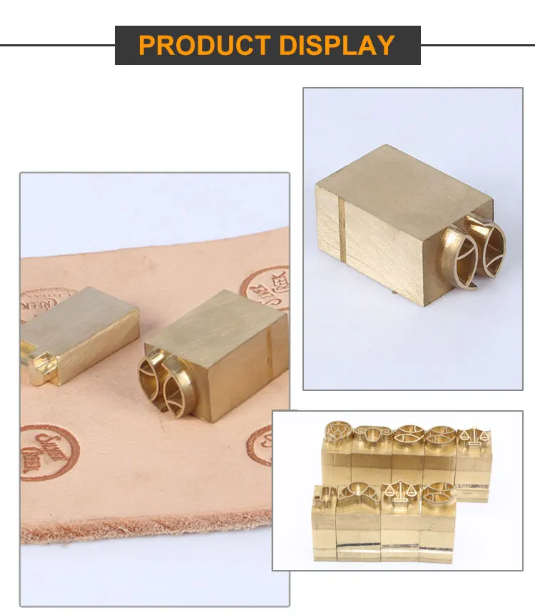 Soldering Letters Custom Logo Gift Brass Letter Stamp Soldering Iron Personality Leather ...