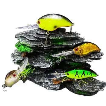 Cheery 11.4G 55mm Hard Bait Crank Bait Top Water Artificial Salt Water Bass Made From Silicone Minnow Lure – Soft Lure – view 3