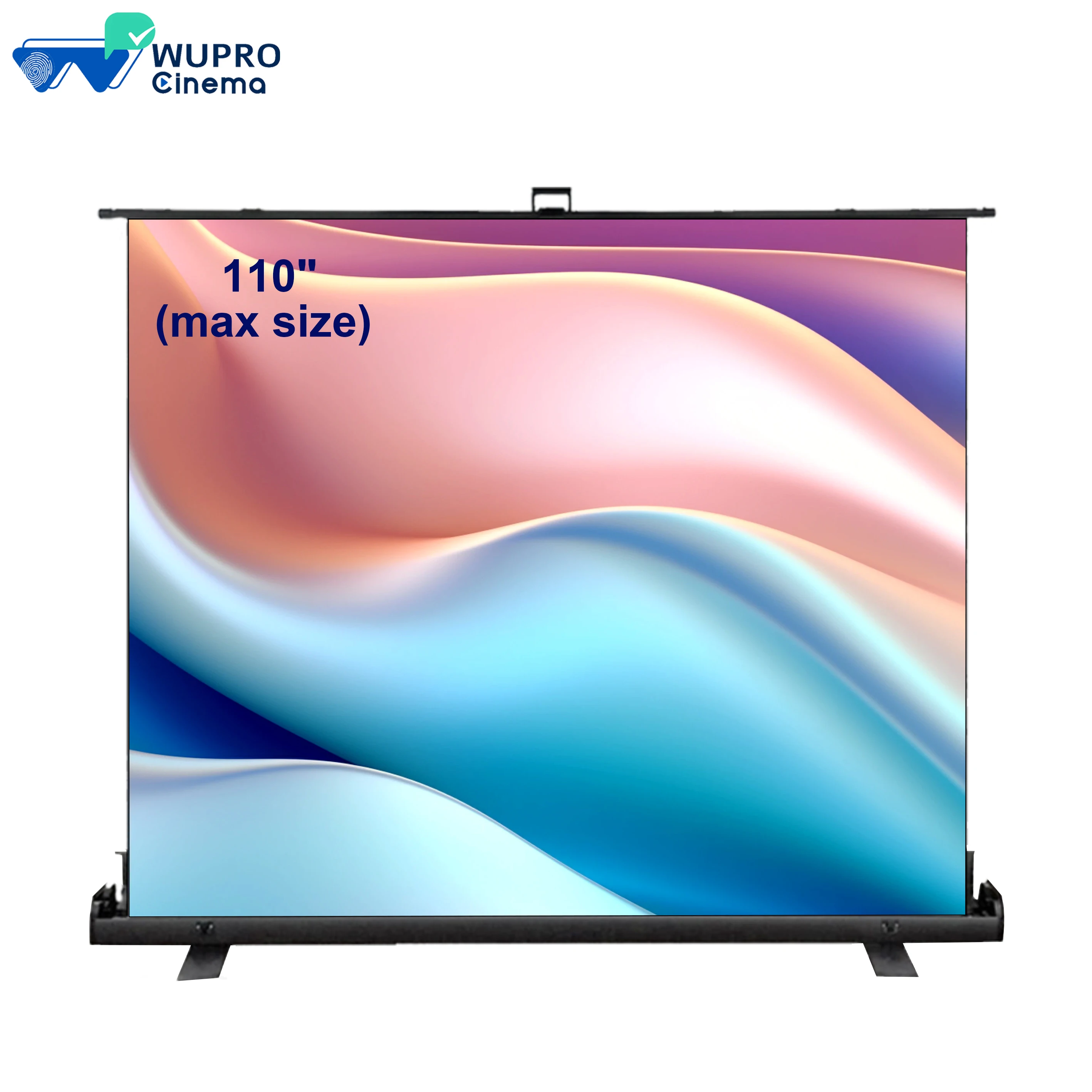 60110 Inch New High Quality Wupro/oem Alr Projector Screen Roll Up