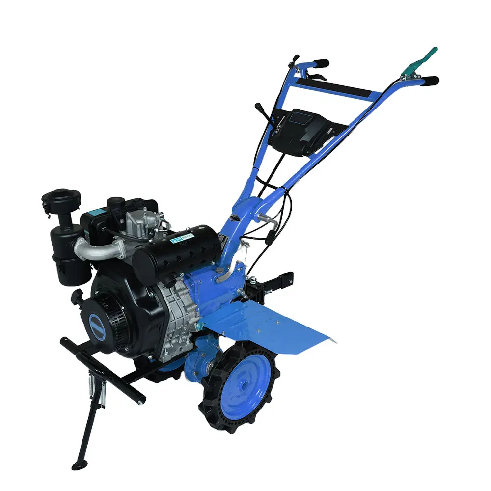 Dinking Diesel Power Tiller 8hp Field Rotary Tiller Diesel Small Micro ...