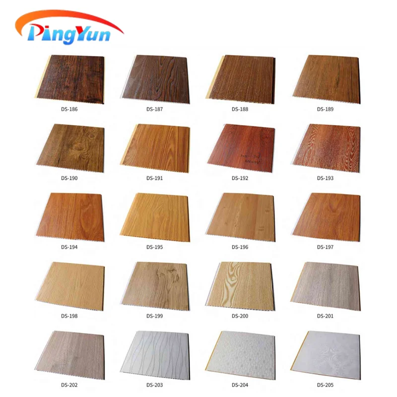 Cheap Prices Decorative Indoor PVC Wood Ceiling Eco-Friendly Laminated Ceiling Tiles