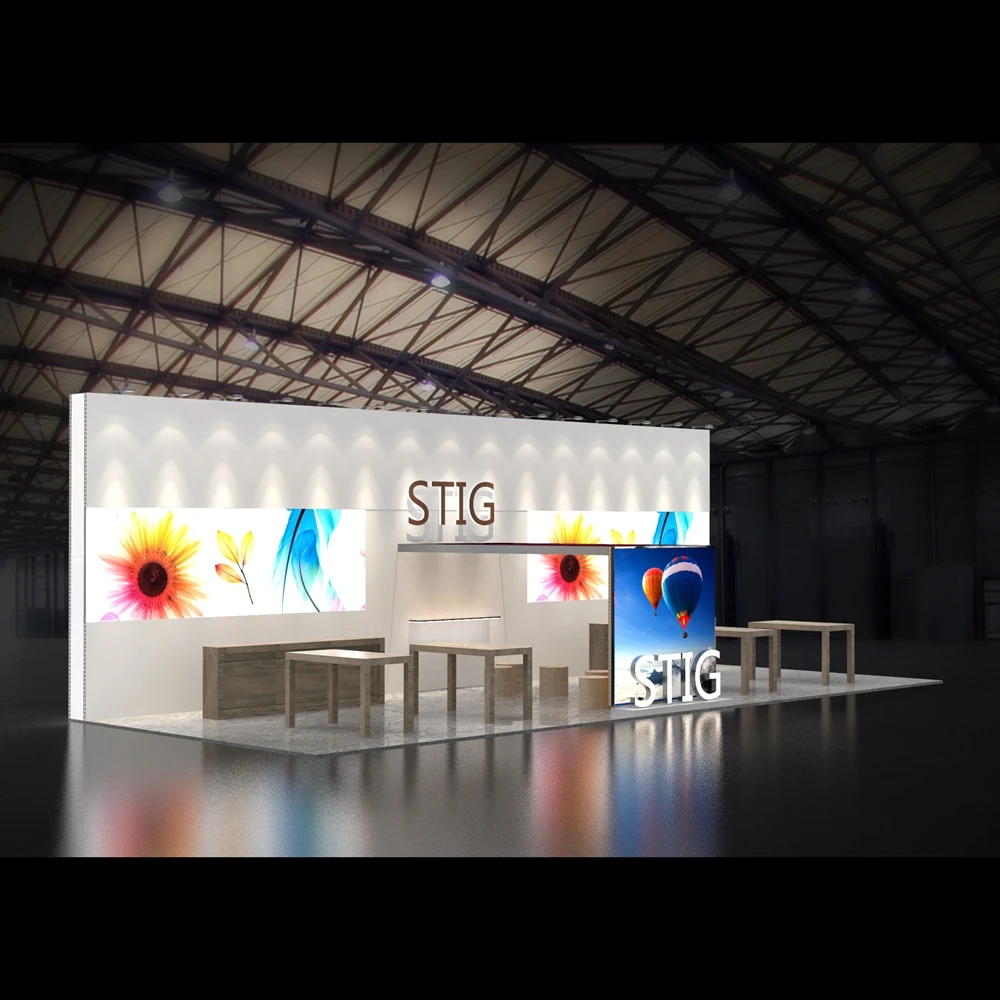 Exhibition Table Trade Show  Partition Wall Panel Stands Free Design  Booth Display Portable