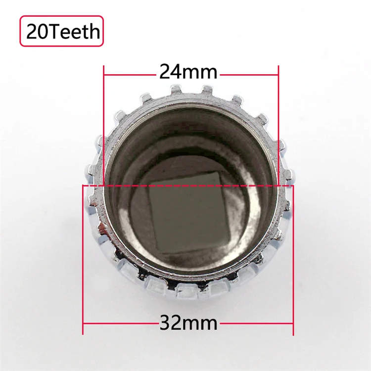 Strumento di rimozione del movimento centrale della bici compatibile con Shimano/VP/FSA/LP, 20 denti adatti