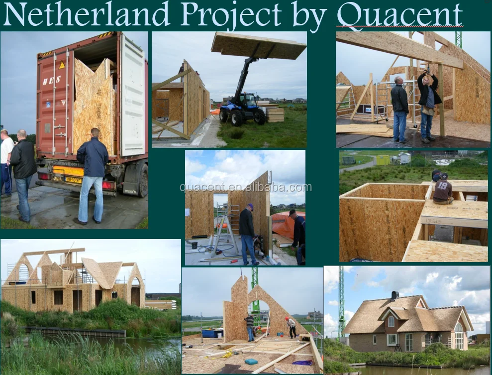 Exported to Over 50 Countries Structural Insulated Panel Home Kit EPS OSB Paneles De Board Wall SIP House Kit Prefab House