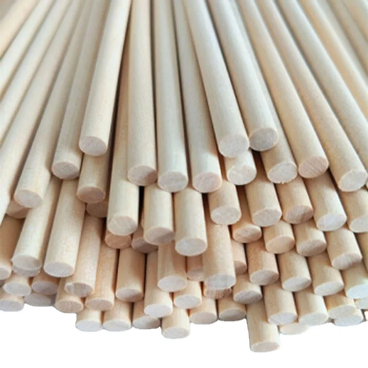 36 Zoll kleine Birken-Bambus-Holzstbe fr Marshmallows, runde Holzstbe  fr Eisfischen, Bastelstbe, Holzdbel