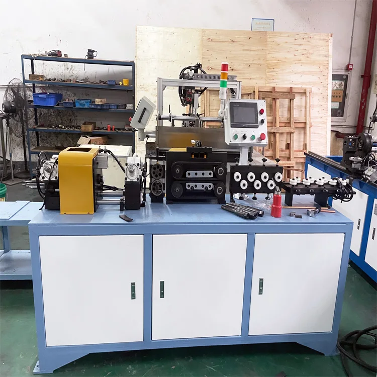 BOBO Machine copper and aluminum brake oil tube pipe line shown in a detail photo for this news article