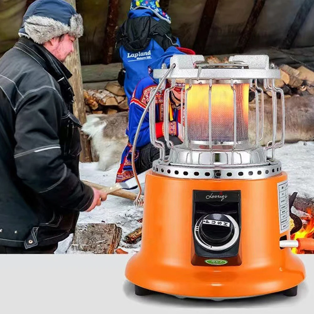 product portable kerosene wick stove with lighting function for home heating in bedroom and living room for household use-5