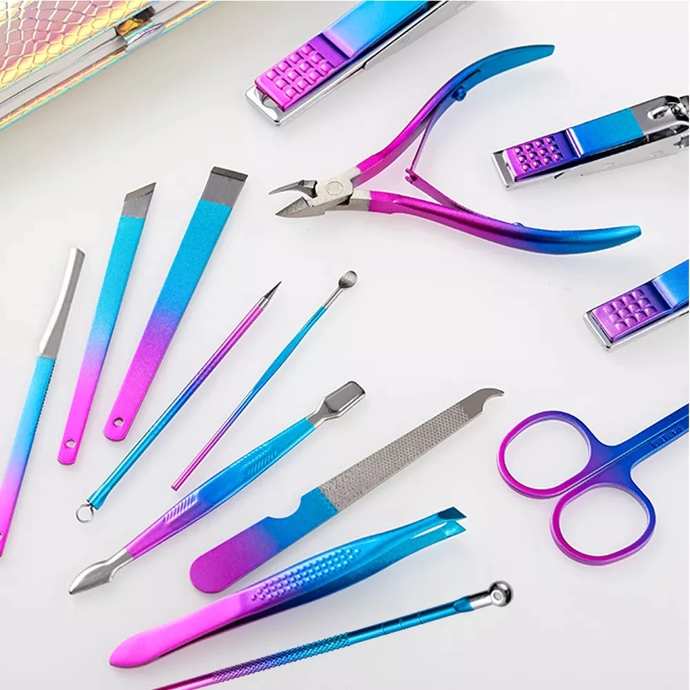 product chinese factory nail cutter set manicure pedicure tool beauty set professional757-7
