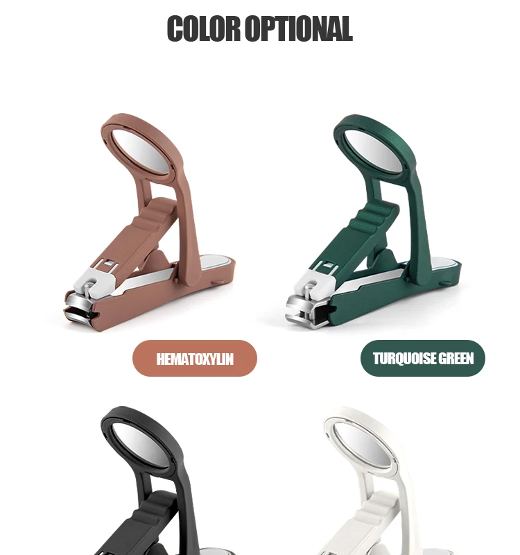 Stainless Steel Magnifying Glass for the Elderly Special Anti-splash Special Thick Hard Nail Clippers Special Thick Hard Nails