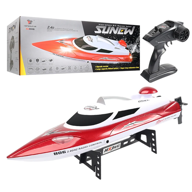 時速35km/h 高速 ボートラジコン HJ806 赤 スピードボートラジコン 時速35km/h 高速 ボートラジコン HJ806 赤 スピードボート