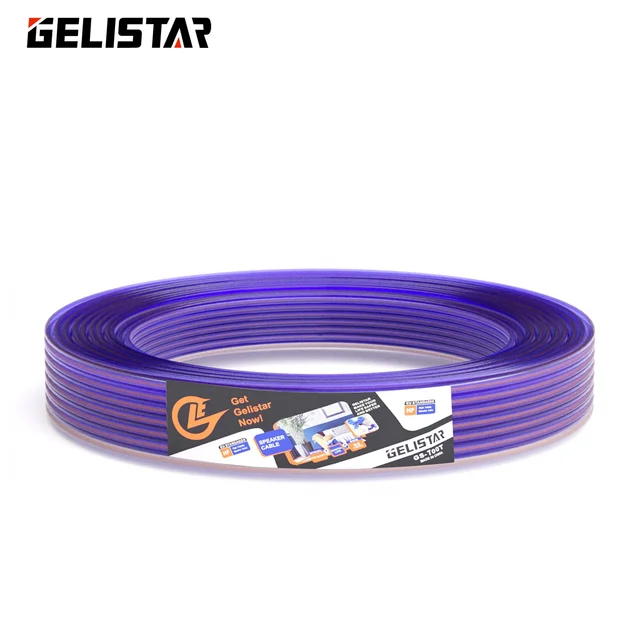 Factory wholesale Copper Speaker Cable GELISTAR 700t/55M Audio Cable Wire