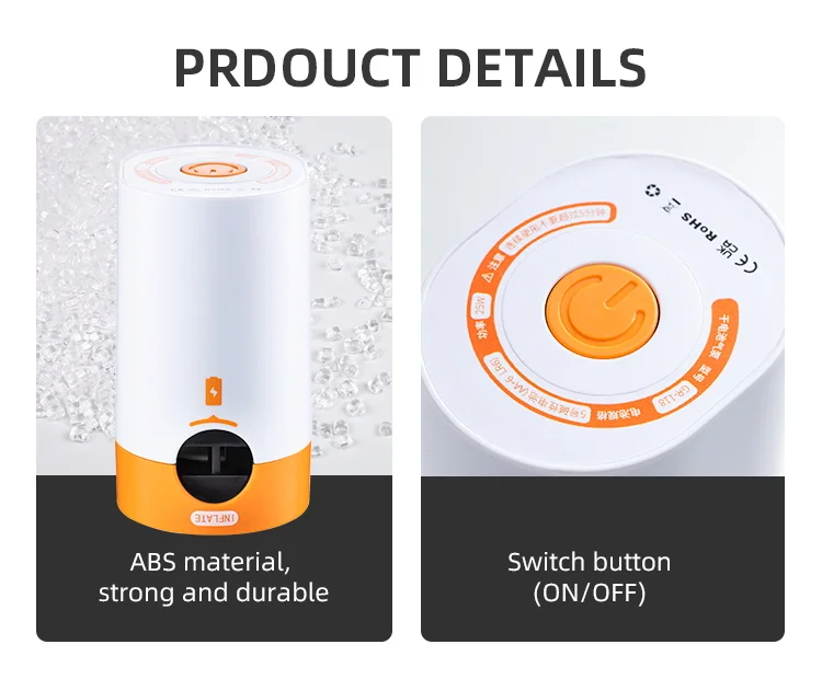 Portable Smart Electric Air Pump Vacuum Compression Bag Using Vacuum