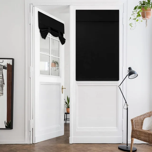 YA SHINE French Door Blinds Privacy Door Curtains for home window and door