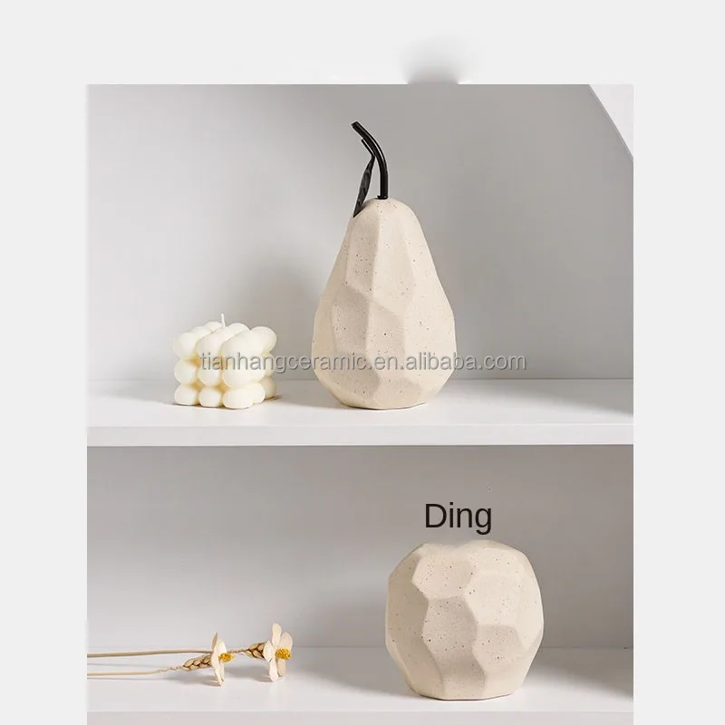 Ceramic apple and pear crafts Interior nordic Modern Luxury Living Room Home Decoration Accessories.jpg